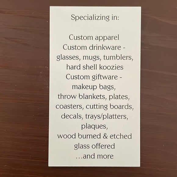 Custom & Personalized apparel and giftware! - Picture 2 of 2